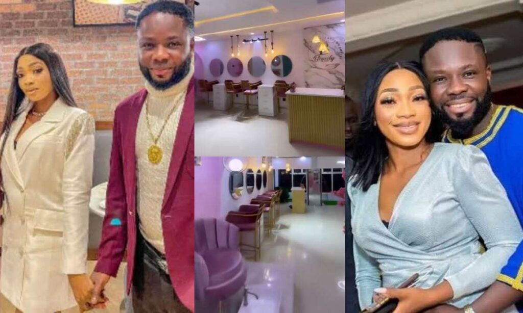 “It is a big dream come through for me” Actor Itele’s wife grateful as she unveils her multi-million naira beauty store