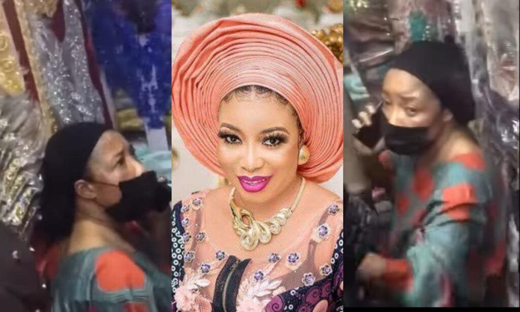 "So na fake life you the live"- Reactions as Lizzy Anjorin was caught steæling gold necklace from store (VIDEOS)