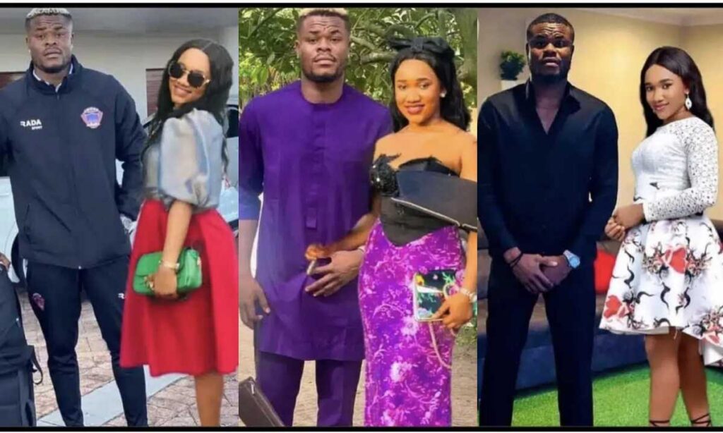 “Nigerian babes are not playing” – Reactions as Lady photoshops herself into Stanley Nwabali’s pictures