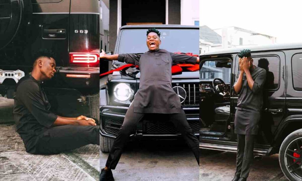 Congratulations Pour In As Popular Comedian OGB Recently Acquired New G-Wagon Worth Over 310 Million Naira