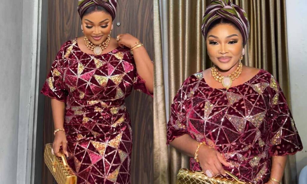 "One And Only Iyawo Alhaji, No One Can Compete With You"- Fans Reactions As Mercy Aigbe Step Out In Style