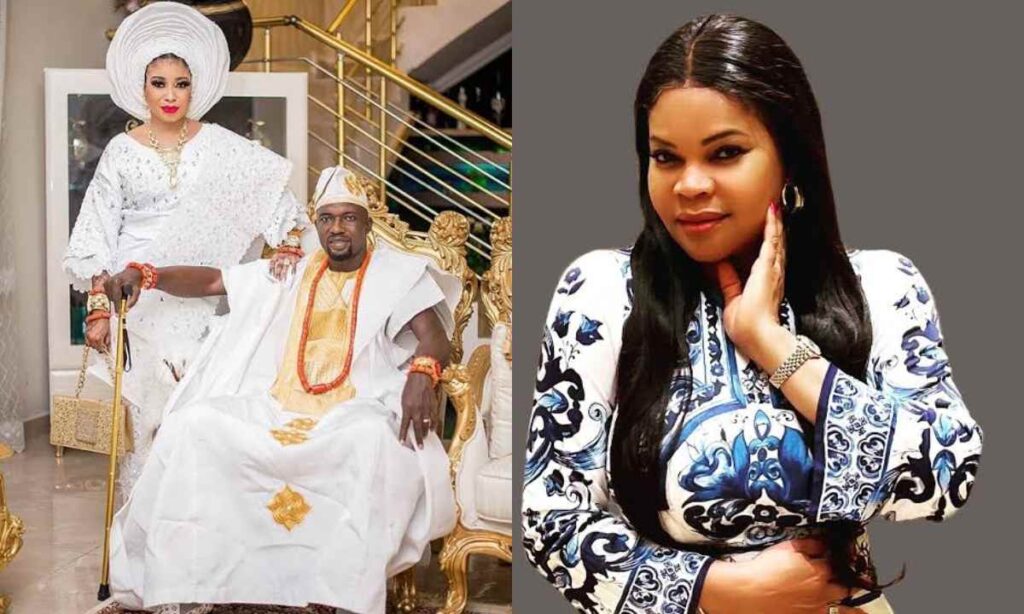 "I bought the land so I can build an orphanage home to help the poor"- Filmmaker Faith Ojo cries out as Lizzy Anjorin’s husband snatch her land in Lagos