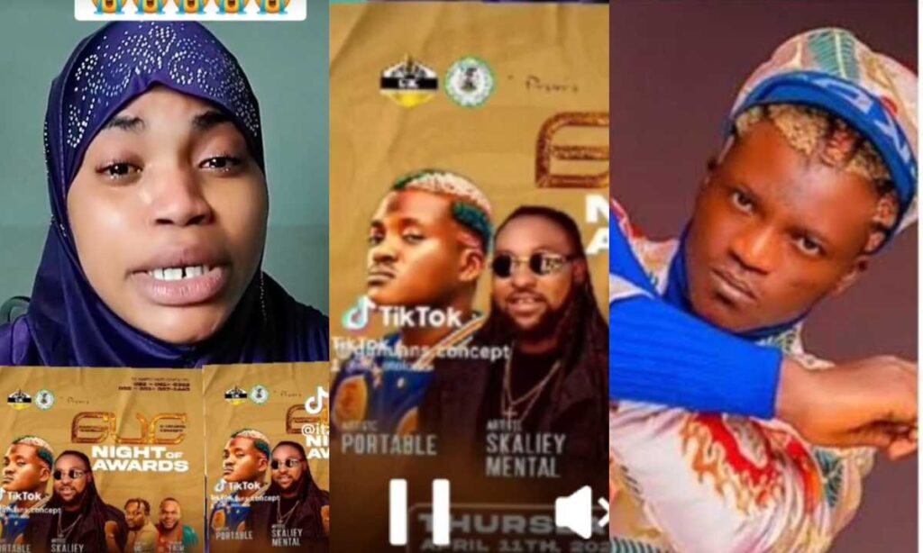 "Please don’t come for the show, they want to kiill you” – Heartbreaking video as Nigerian lady cries, begs Portable to avoid Libya show