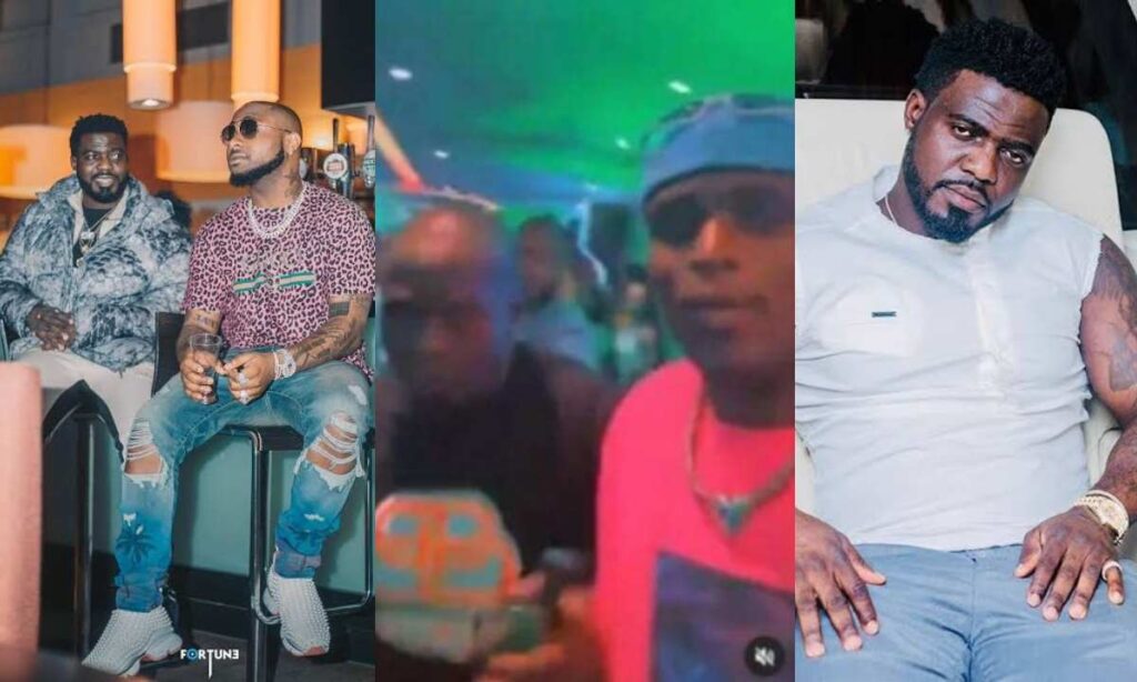 "200k for one punch” – Reactions as singer Davido’s aide Lati compensated the guy he punched with N200,000