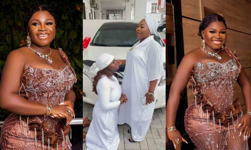 "It's Double Celebration As Olaide Ayodeji Gifted A Brand New Car Worth 30 Million Naira As She Celebrates Her Birthday (Watch)