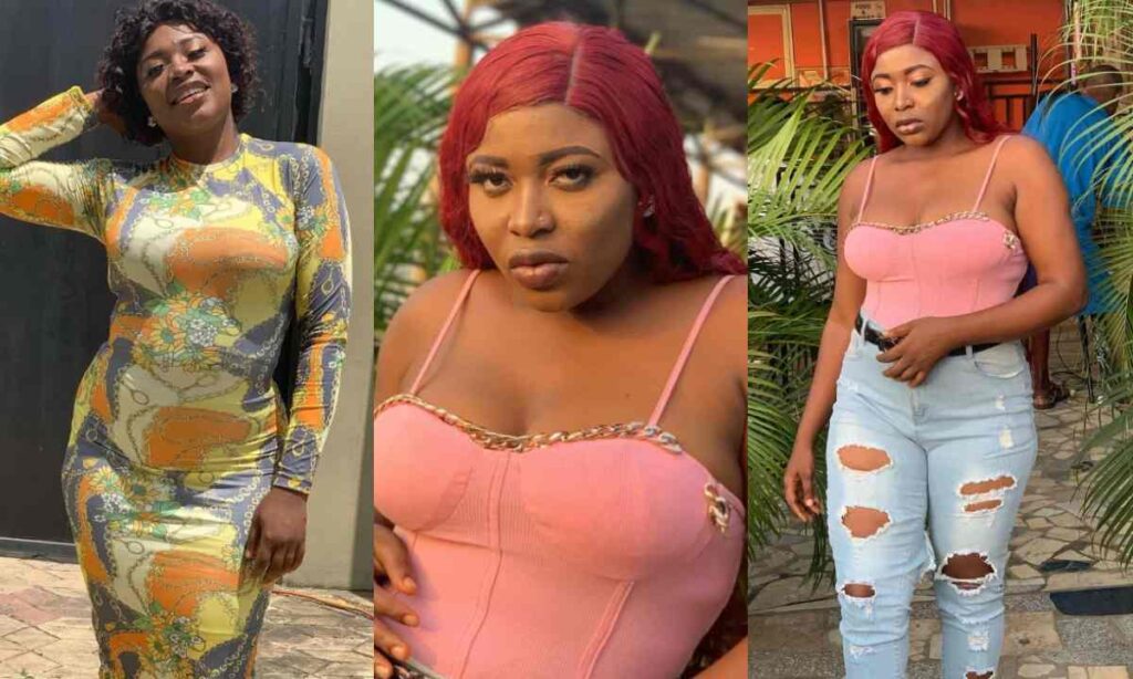 "Why You Come Fine Pass Now"– Netizen React To The Throw Back Pictures Of Portable Side Chic And Baby Mama Ashabi Simple