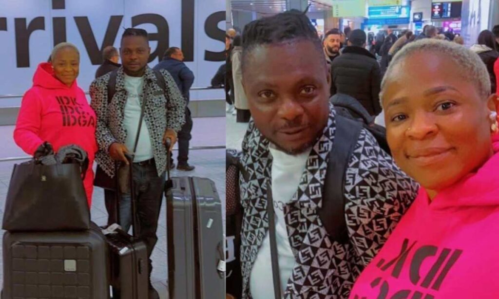 Kunle Afod  and Wife, Desola Afod All Loved Up As They Vacation In london