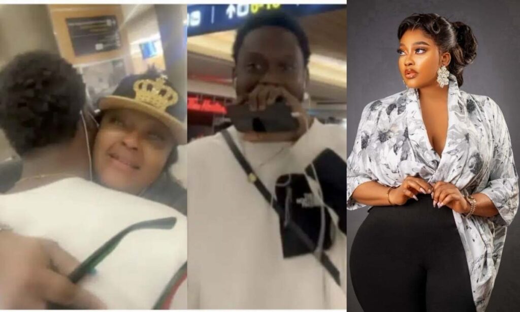 “I feel so blessed beyond words” – Biodun Okeowo breakdown in tears as she reunites with son after 5 years (Video)