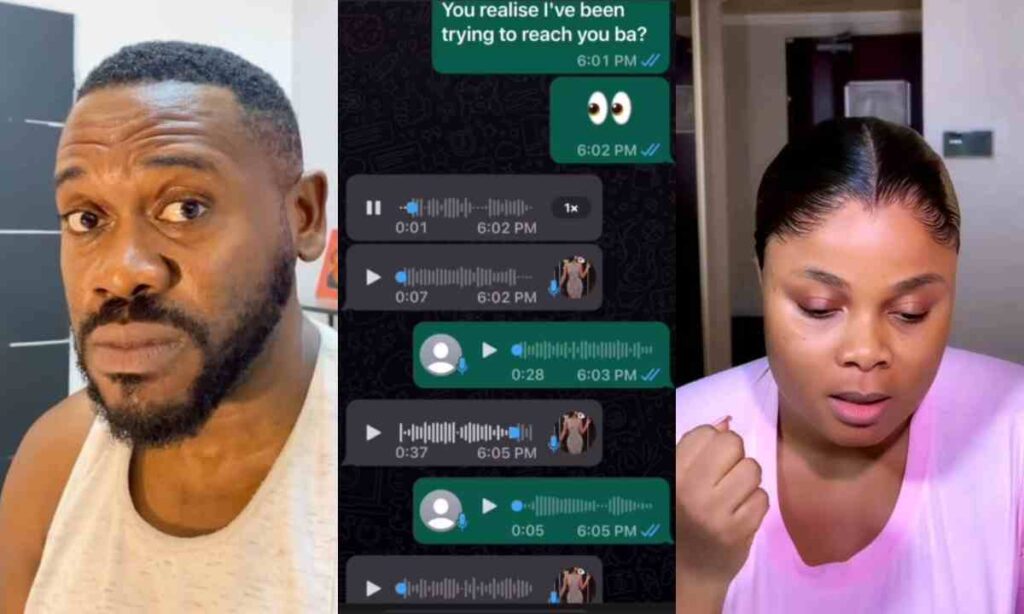 "I Pity The Husbaand Wey Go Marry You"– Dayemi Stir Massive Reaction As He Shares Conversion Between Him And Bimbo Ademoye (Listen)