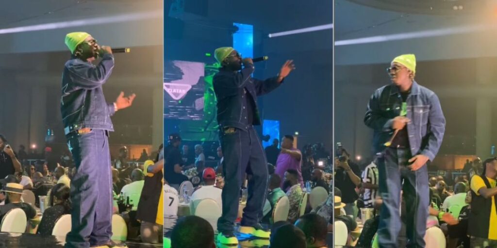 "People are not happy at all"- Fans refuse to sing along as Zlatan Ibile performs hit song at recent event (Video)