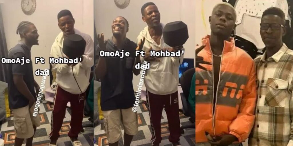 "This man just want to use his to tread"- Reactions as snippet of Mohbad’s dad new song with an artiste surfaces online (Watch)