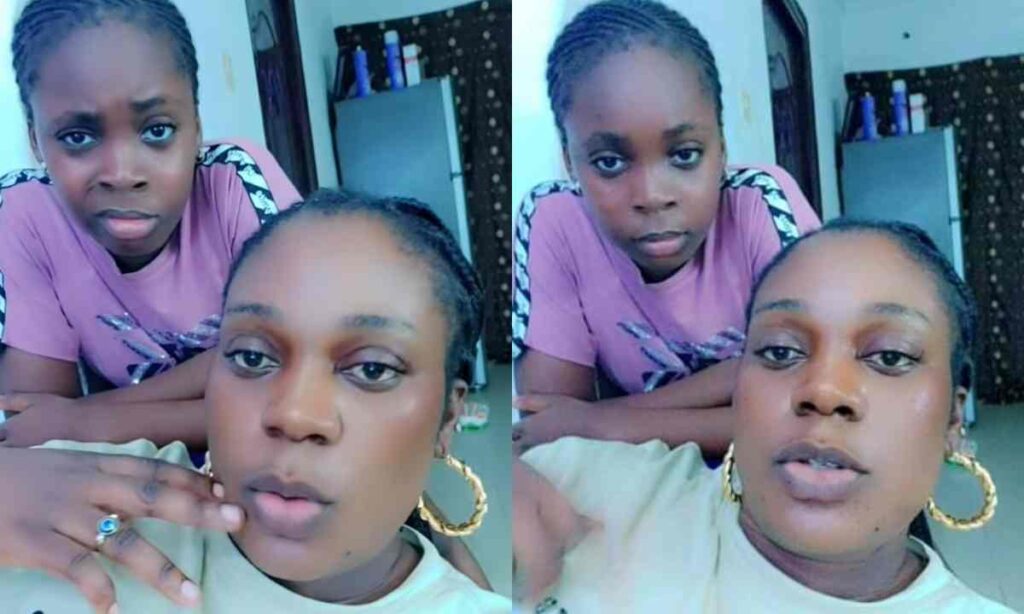 "The Real Definition Of Photocopy"– Actress Motilola Akinlami Shares Beautiful Video Of Herself And Her Look-Alike Daughter Asking Who Is More Finer (Watch)