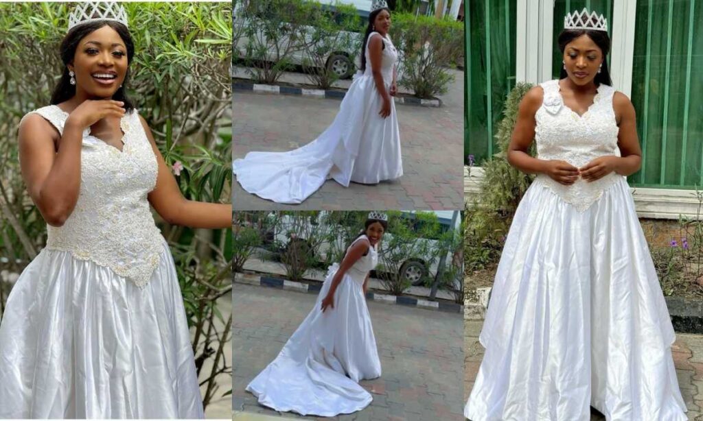 "Me And Mine Forever God Did It"- Congratulations Pour In As Ashabi Simple Get Married Few Weeks After Portable Leaves Her House (Video)