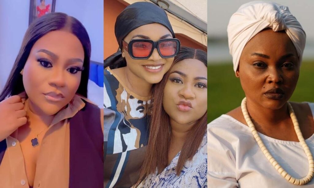 "Even Your Mentor No Sabi Anything"– Reaction As Netizen Shade Nkechi Blessing For Teaching Mercy Aigbe The Wrong Way (Watch)