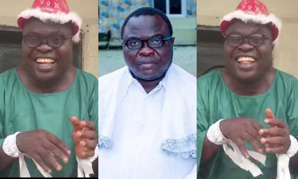 "Me Self Wan Collect Award Make I Start To Dey Dress Like Dis Now"– Massive Reaction As Veteran Actor Tunde Ola Yusuf Dress Like A Female To Win Award And Money (Watch)