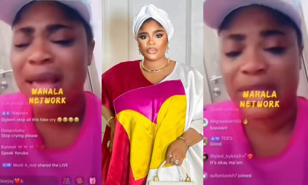 "Please Nigerian Make Una No Allow Money Waste"– Emotional Moment Eniola Ajao Shed Tear On Live Video Over Her Mistake Goes Viral (Video)