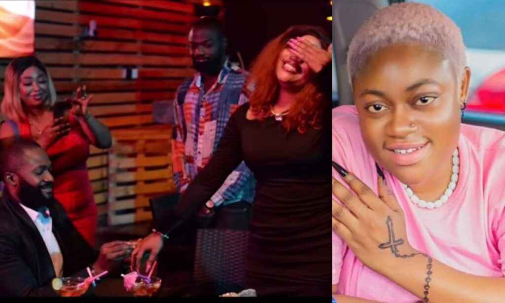 I Said “Yes” To Mr Wealth Wish Us Well"– Congratulations Pour In As Victoria Kolawole Finally Get Engaged After Several Years Of Being Single (Video)