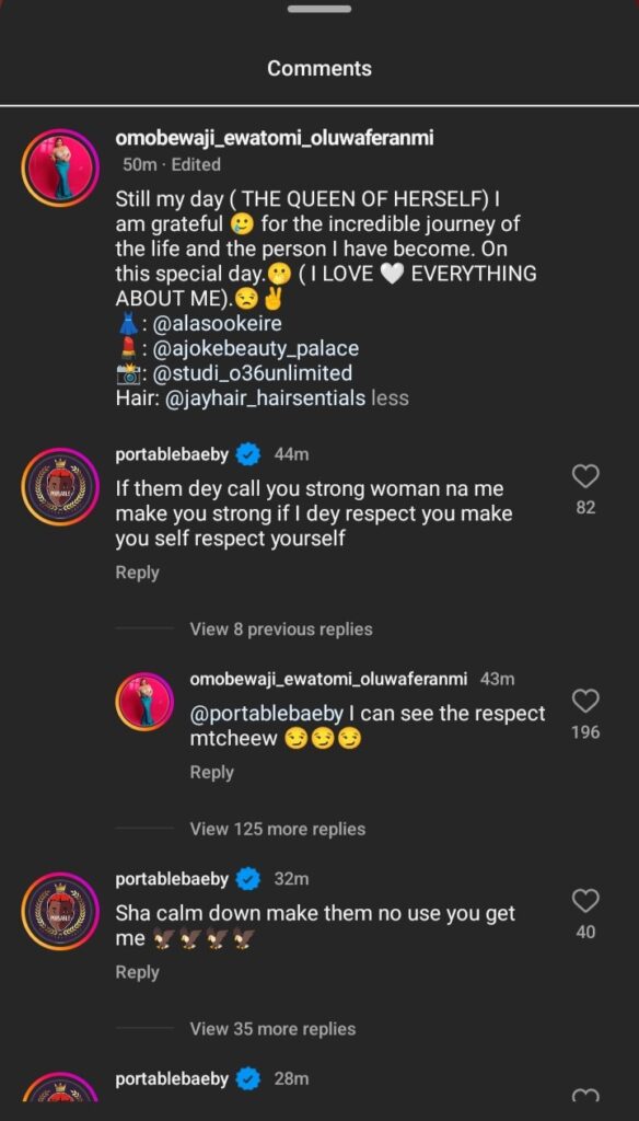 “You better respect yourself, if they call you strong woman na me make you strong” – Portable drags first wife, Omobewaji in the mud (leaked chat)