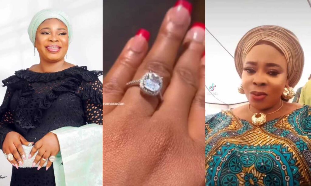 Congratulations messages pour in as actress Omolola Aromasodun gets engaged to another man (Photos)