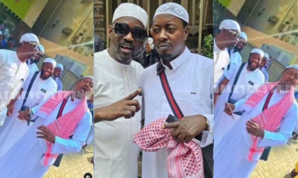 "You are my son, no dey brag for me” – Pasuma tells his colleague Taiye Currency as they link up during Umurah in Saudi Arabia (Video)