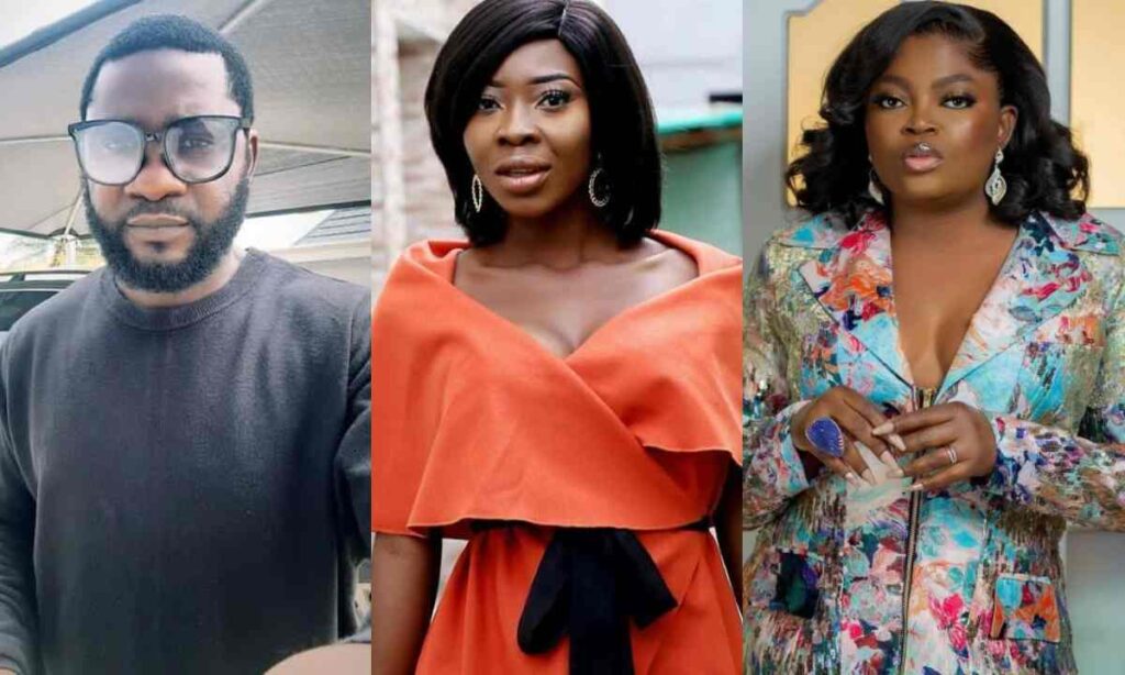 "Why Does She Refuse To Call Her By Herself Instead Of Asking You"–Fans Drag Jide Awobona For Saying Funke Akindele Do Called Him To Ask Of Jumoke Health (Video)