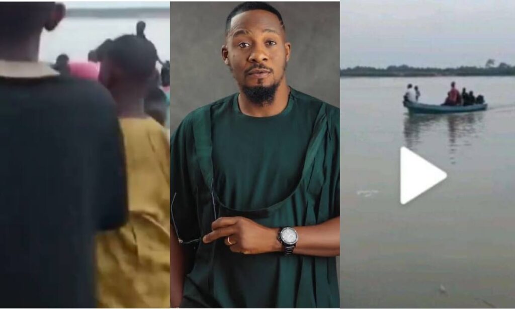 Liifeleess Body Of Actor Jnr Pope After Being Retrieved From The River He Allegedly Drownêd (Watch video)