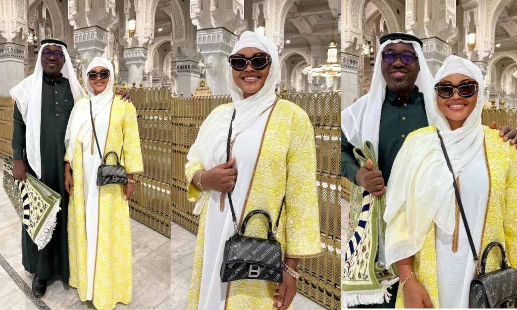 "May Almighty Allah accept all your fasting and prayers"- Fans reactions as Mercy Aigbe share new photos on Ramadan day