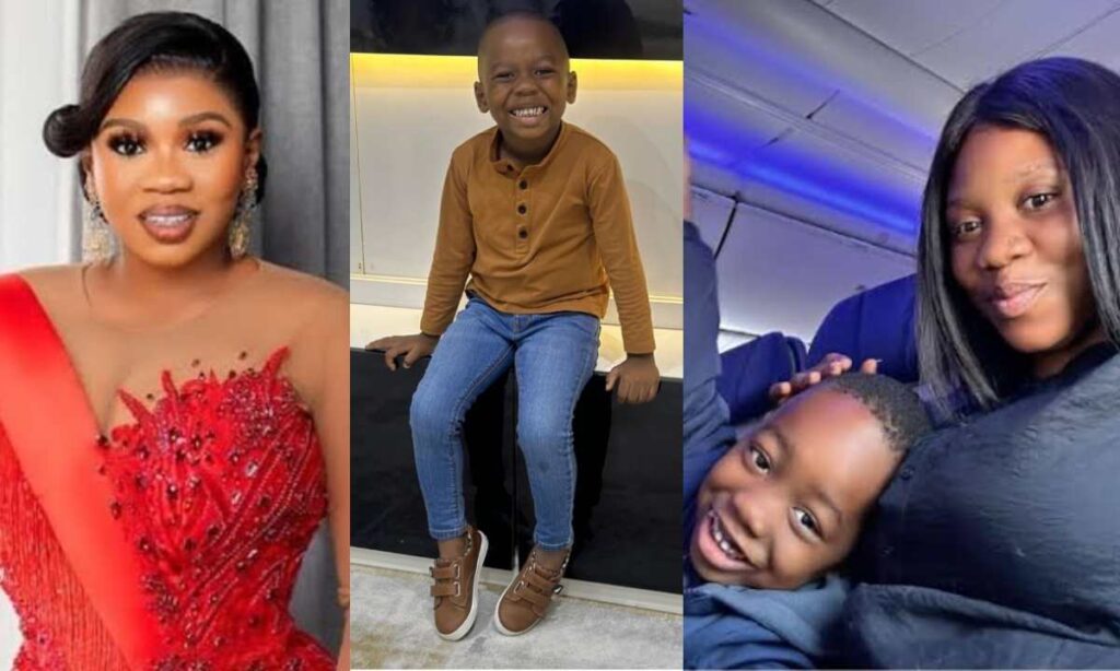 "Abeg When Is School Resuming, I Cant Cope With This Boy Again"- Wunmi Toriola Cries Out For Help (Video)