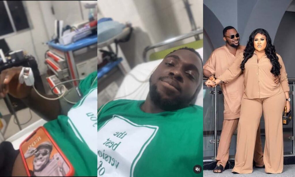 "Dey said na food poiisoniing, who I offend"- Nkechi Blessing’s boyfriend, Xxssive lands in hospital over illness (Video)