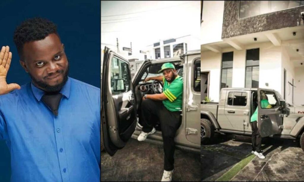 "Richest mumuu man"- Sabinus account balance reduces after spending over 70million on a new luxury Jeep (Video)