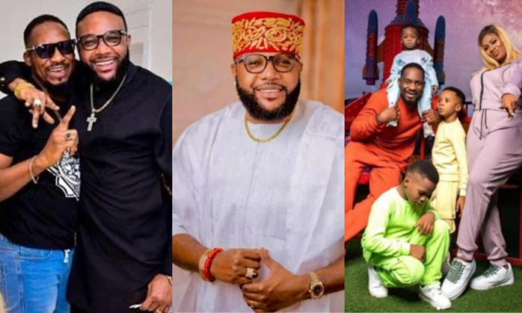 "I pledge to nurture them as you would have wished”- E-money melts hearts as he vows to take care of Jnr Pope’s children (Video)