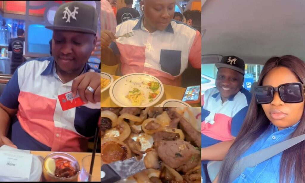 "Daddy they check bill, Iyawo they enjoy"- Fans reactions as Tawa Ajisefini and her husband step out for couple weekend (Video)