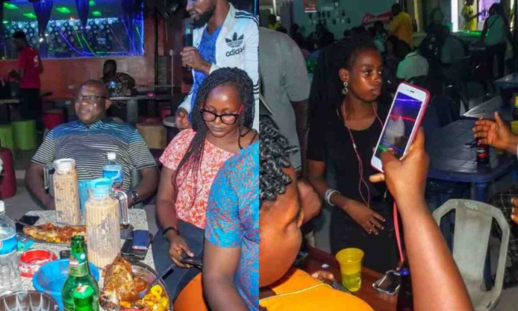 I've reached my breaking point with this marriage!" - A woman's reaction after stumbling upon her husband in a bar with another woman.