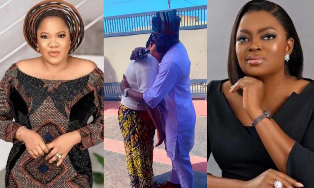 “Please I dont like trouuble, carry your negatiivity off my page” – Toyin Abraham draag fans over comments about Funke Akindele