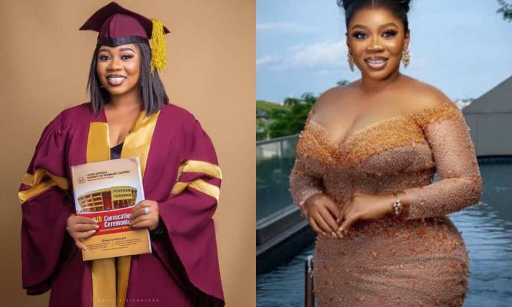 "Finally done and dusted"- Wumi Toriola grateful as she bags Master’s Degree in Lautech