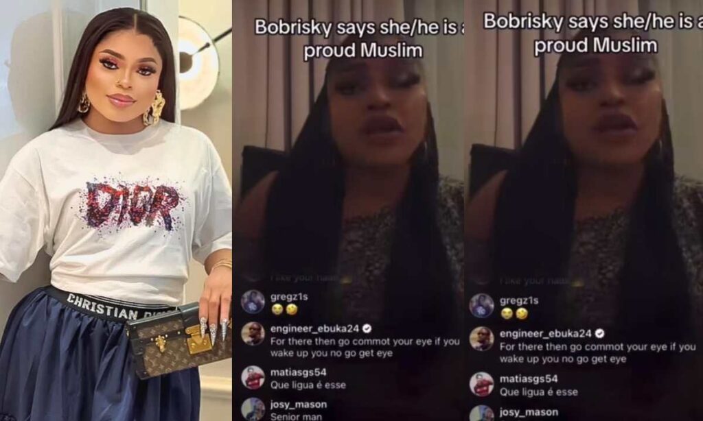 I’m proud to be a Muslim but I hate one thing about the religion – Bobrisky discloses on live video (Video)