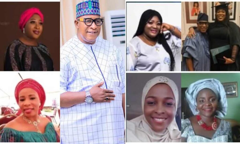 Meet the 9 beautiful daughters of veteran Yoruba actor Adebayo Salami ‘Oga Bello’