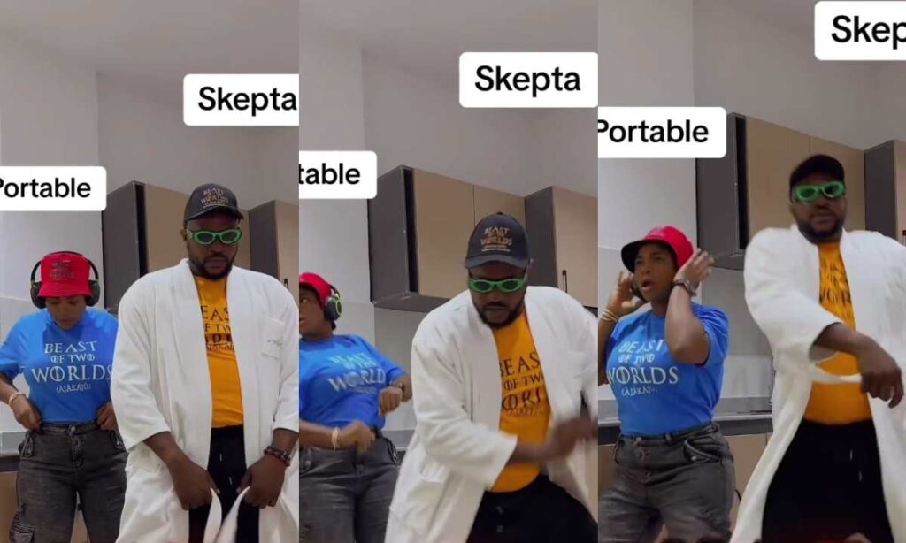 "Odunlade Is A Real Boss Who Supports Everyone"–Viral Video Of Odunlade Adekola Dancing Like Skepta And Eniola Ajao Dancing Like Portable Stir Massive Reaction (Video)