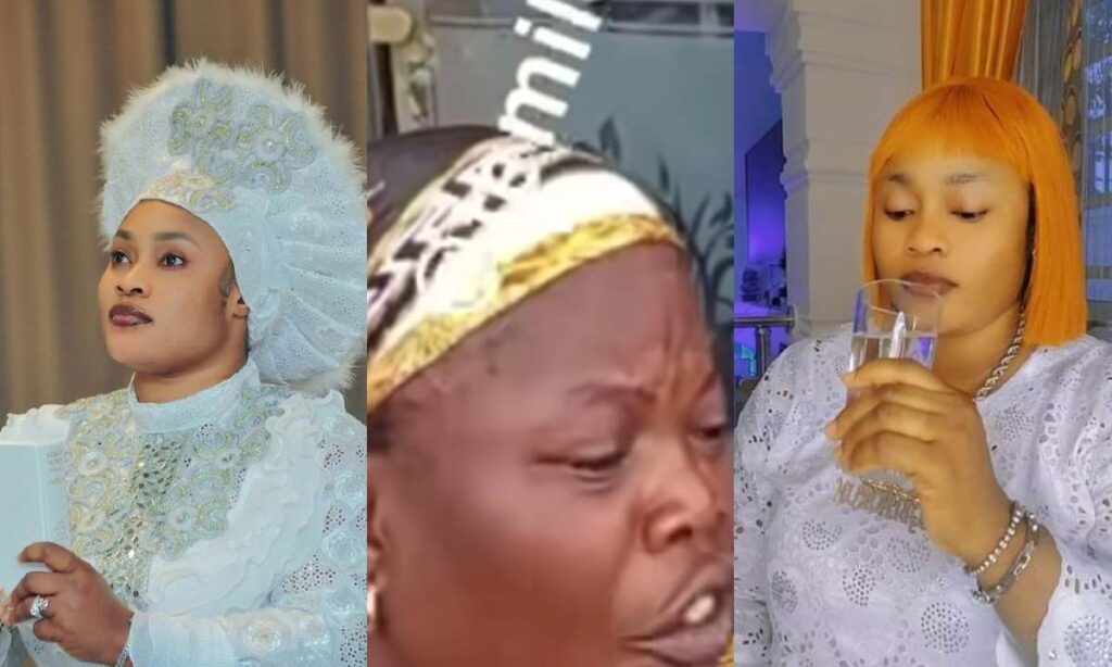 "You Didn't Fufil Your Promise For Me Before You Left"– Woman Seen Cryying As Prophetess Egbin Orun Was Finally Lay To Rest (Video)