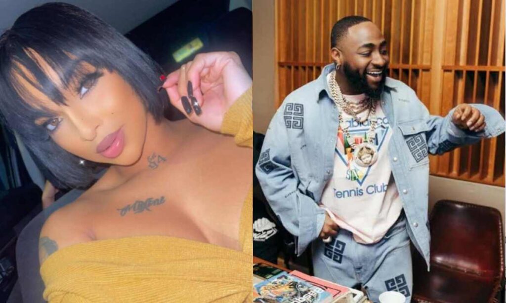 Davido’s ex-girlfriend Pinknative shade him for having a small ‘peeee-peeee’ and not being good in beeeeeed