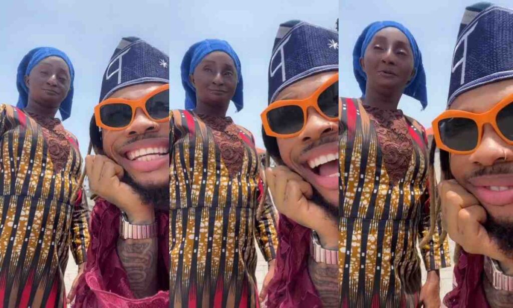 “So Aunty Ramota Has A Crush On Poco Lee” – Viral Video Of Aunty Ramota Blushing As She Spends Beautiful Moment With Agba Dancer  Poco Lee, Trend Online (Video)