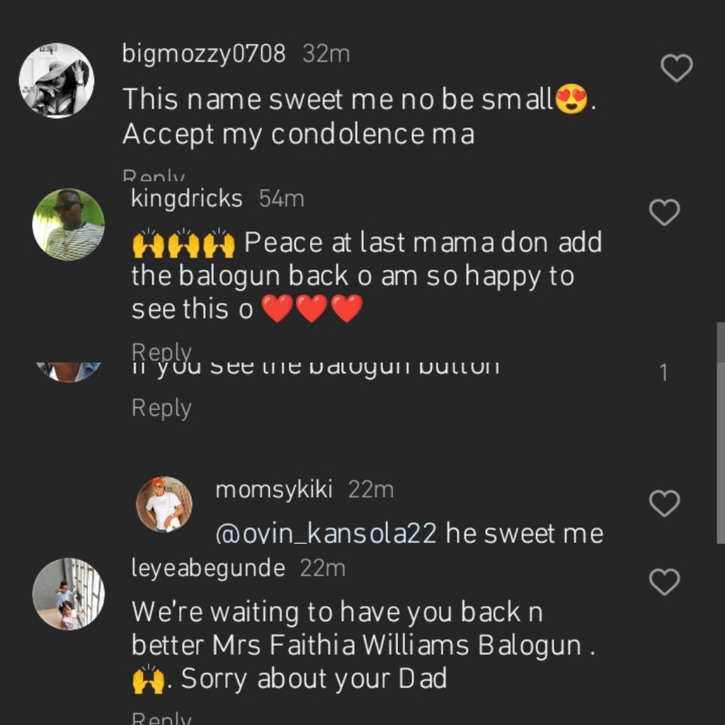 "Please Call Me Faithia Balogun, I’m Coming Back Even More Stronger” Faithia Williams Address Herself With Her Former Husband Name, "Saidi Balogun"