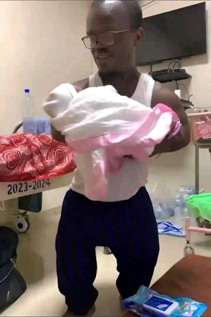 "See The New CEO Of The NWAOGUS Family"- Nkubi Excited As He Shows Off His New Born Baby