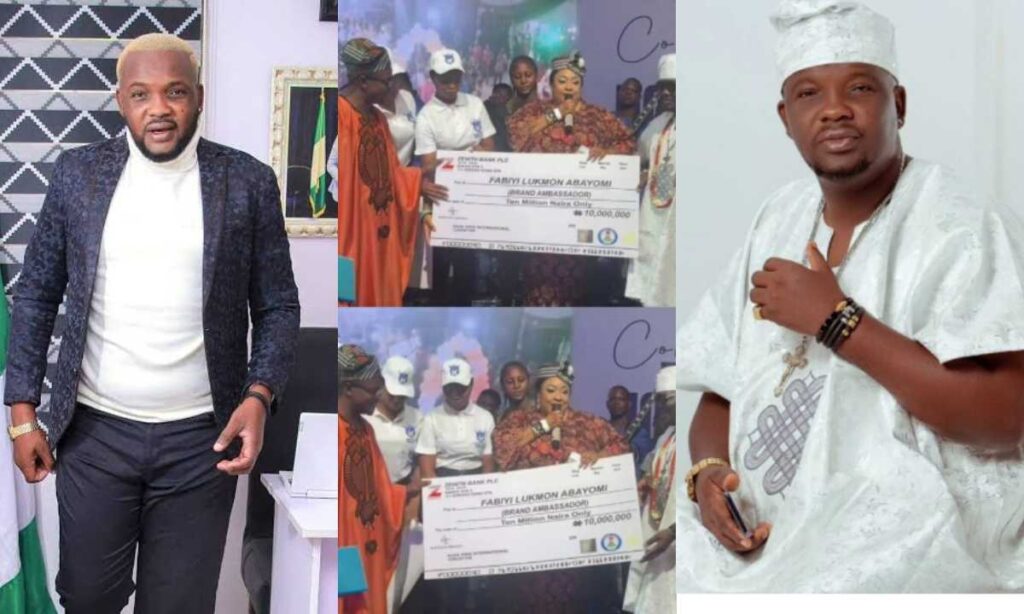 Yomi Fabiyi Rejoice As Fans Gift Him Cash Of N10 million At His Birthday And housewarming party (Video)