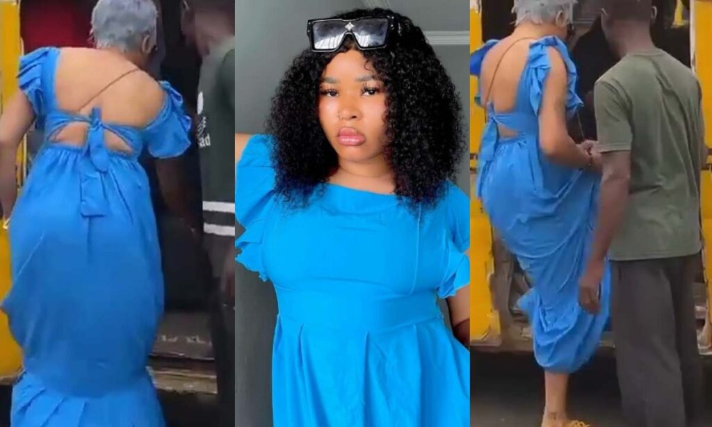 "Na Only Porrrroon Portable Dey Give You"– Trending Video Of Portable Lover Queen Dami Entering Public danfo Goes Viral (Watch)