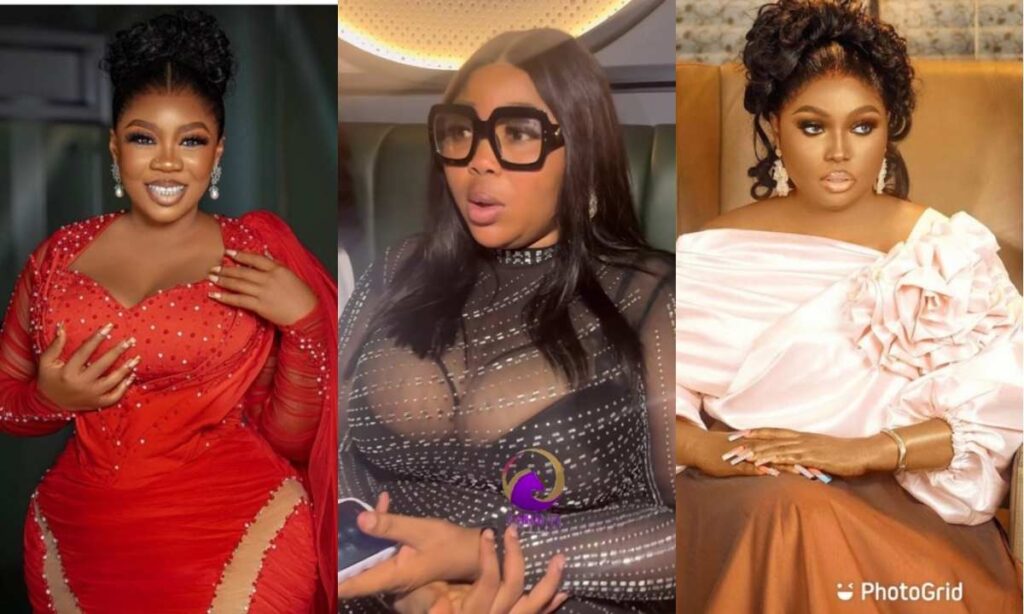 “Please stop them say them say, na him dey spoiil our industry”- Actress Wunmi Ajiboye finally settles the fiigth between Wumi Toriola and Bakare (Video)