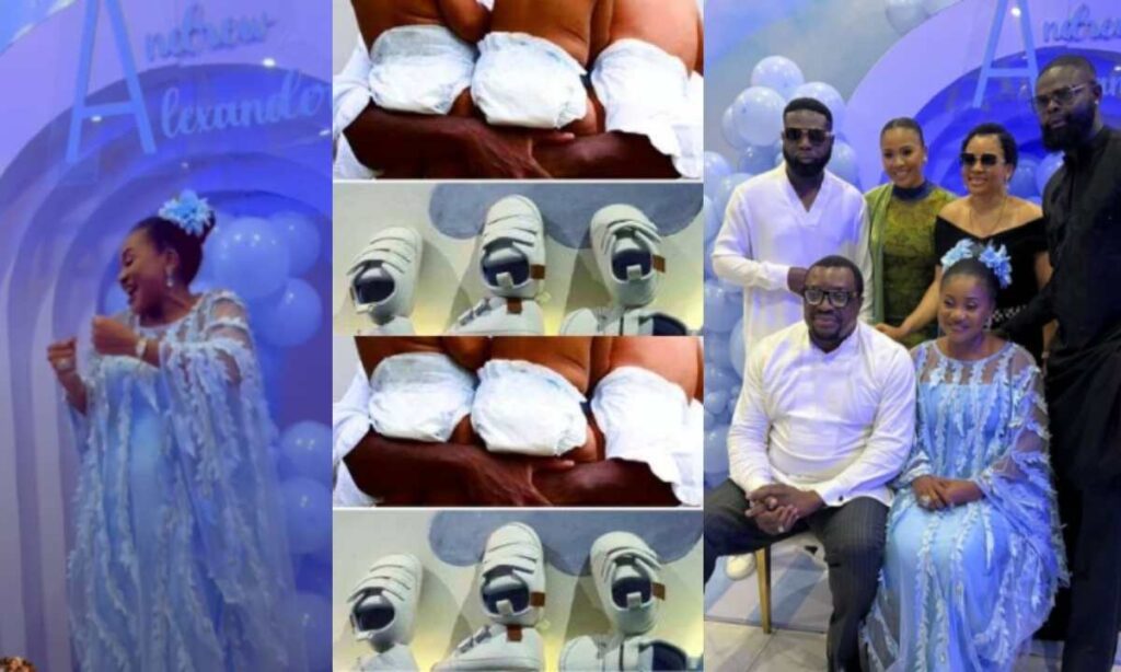 “So it’s not April fool” – Congratulations pour in as Ali Baba celebrate his triplets (photos & videos)