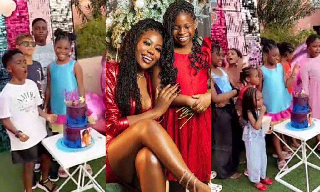 "She is doing a great job raising her alone"- Fans praise Davido Babymama Sophia Momodu as she throws Imade a birthday party without Singer (Video)