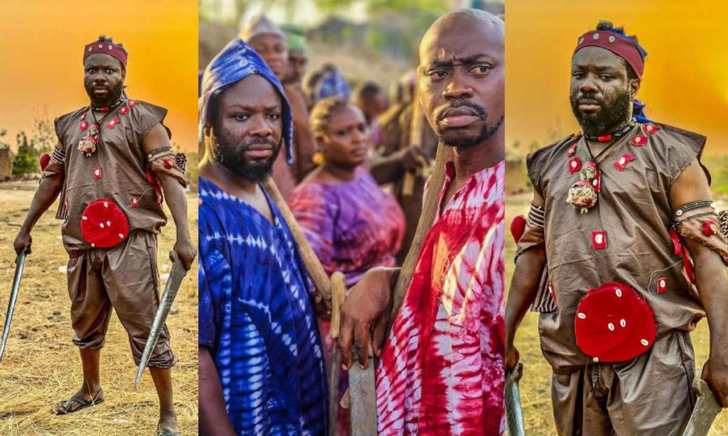 "When you make yourself available to be part of other People’s successful, your will come along"- Ibrahim Yekini say as he shares photos from Lateef Adedimeji first cinema movie