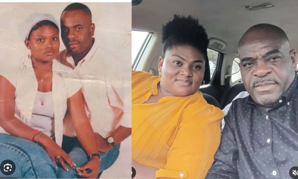 "Forget Dis Days Love True Love Don Finish"– Popular Yoruba Actor Adeolu Funsho Shared Throwback Picture Of When He Started With His Wife